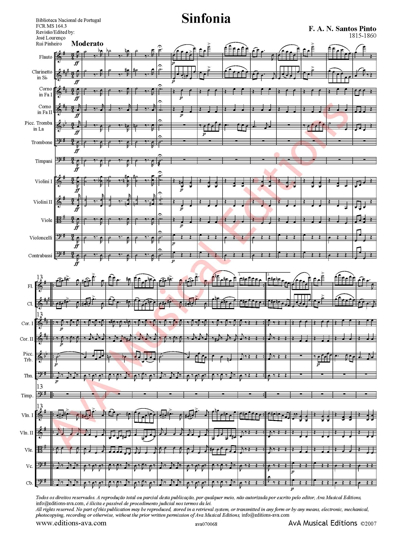 Imagem de Sinfonia – Abertura FCR MS 164.3
